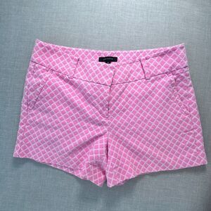 Ann Taylor Pink Patterned Shorts Size 10 Women’s Preppy Summer Dressy Casual